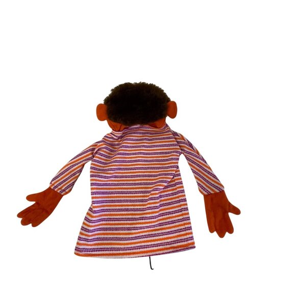 Sesame Street Ernie Hand Puppet Plush Toy 15" Striped Shirt - Picture 5 of 7